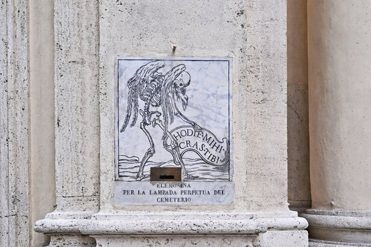 Roma, la chiesa di Santa Maria dell'Orazione e Morte - Via Giulia