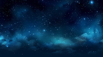 Fototapeta premium Night sky with stars and milky way