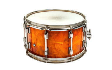 Marching Snare Drum Isolated on Transparent background.