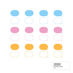 ポテっとした枠