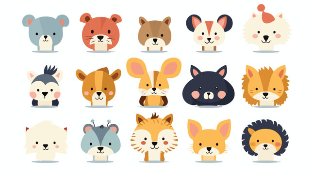 Cute and simple animal designs for kids