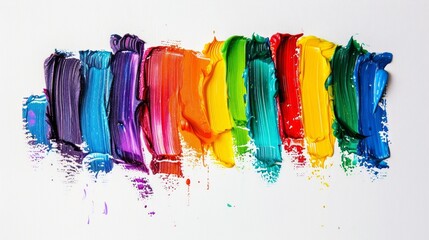 Colorful Paint Strokes for Art Therapy banner background