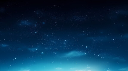 Fototapeta premium A stunning backdrop of clear night sky dotted with countless stars
