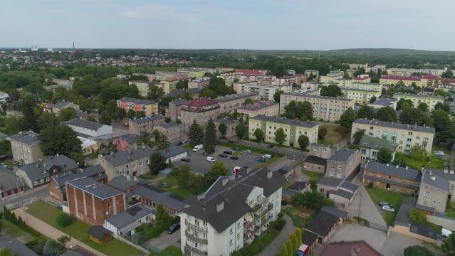 Beautiful Panorama Housing Estate Zgierz Aerial View Poland