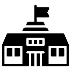 School Solid Icon