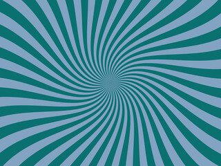 Swirl radial pattern retro background.