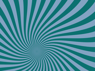 Swirl radial pattern retro background.
