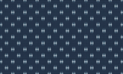 Blue ethnic native mexican style rug, Navajo tribal vector seamless pattern, Native American ornament, Ethnic South Western decor style, Boho geometric ornament. - obrazy, fototapety, plakaty