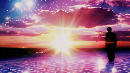 Reflective Indigo Echoes: Contemplating Deep Thoughts, Wisdom, and Spiritual Insights