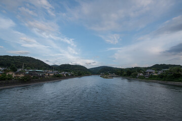 Obraz premium Uji River in Kyoto