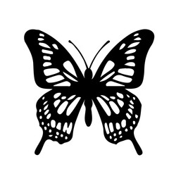 Butterfly Silhouette Indiv black-35 