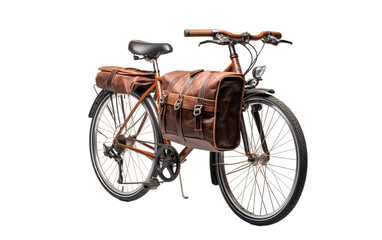 Fototapeta na wymiar Blank Background for Bicycle Handlebar Bag