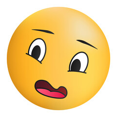 3D Emoticons with various expressions