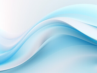 Abstract illustration: Curves blue background. AI Generation.