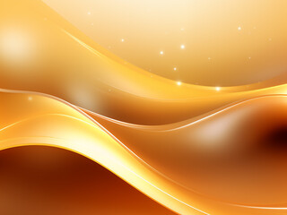 Intricate lines on Curves gold background. AI Generation.