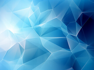 Fototapeta premium Abstract beauty on a Fractals blue background. AI Generation.