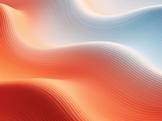 Vibrant geometric waves background. AI Generation.