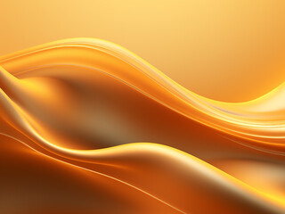 Elegant gold background with geometric waves. AI Generation.