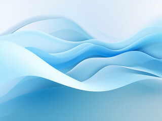 Fototapeta premium Calm blue background adorned with geometric patterns. AI Generation.