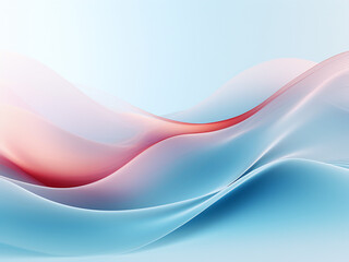 Naklejka premium Serenity meets geometry in this blue background image. AI Generation.