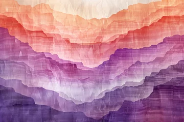 Foto auf Leinwand Surreal colorful landscape inspired by Grand Canyon. Rock texture, rock formations. Abstract colorful background image. Created with Generative AI technology © Artem