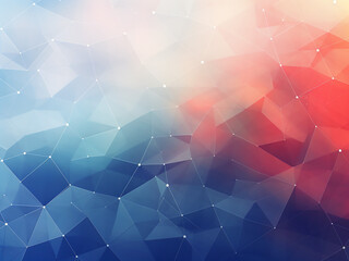 Fototapeta premium Intricate Polygon background image. AI Generation.