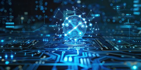 An image of science and technology background