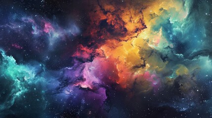Obraz na płótnie Canvas Galaxy Background