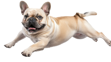 Dog, French Bulldog, full body, beautiful, transparent background