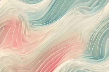 Obraz premium Flowing Silk Fabric of Pastel Colors