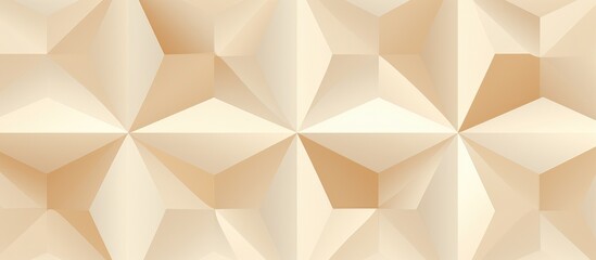 Sophisticated Cream Geometric Pattern Background - obrazy, fototapety, plakaty