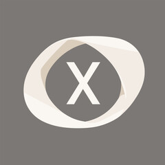 Sustainable Fashion Brand Letter style logo, Single letter logo