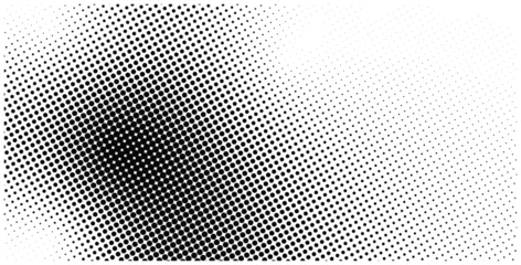 Foto op Aluminium Halftone wave background. Curved gradient texture or pattern © sudi