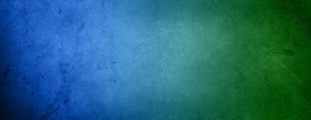 Blue green textured concrete wall background - 761583136