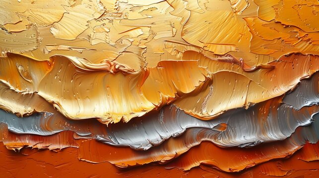 Abstract art print. Golden texture. Oil paintings. Oil on canvas. Brushstrokes of paint. Modern art. Prints, wallpapers, posters, cards, murals, rugs, hangings, prints...........