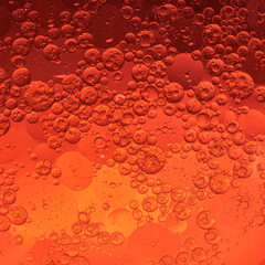 Abstract Red water bubbles background