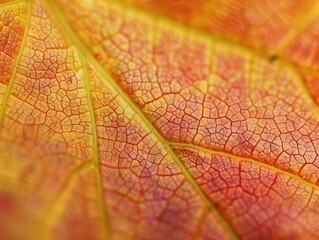 Macro photography, leaf 