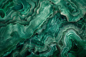 green malachite surface texture, blank nature stone background - obrazy, fototapety, plakaty