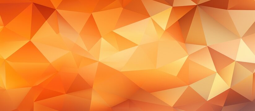 Light Orange Triangular Geometric Pattern for Background Design.