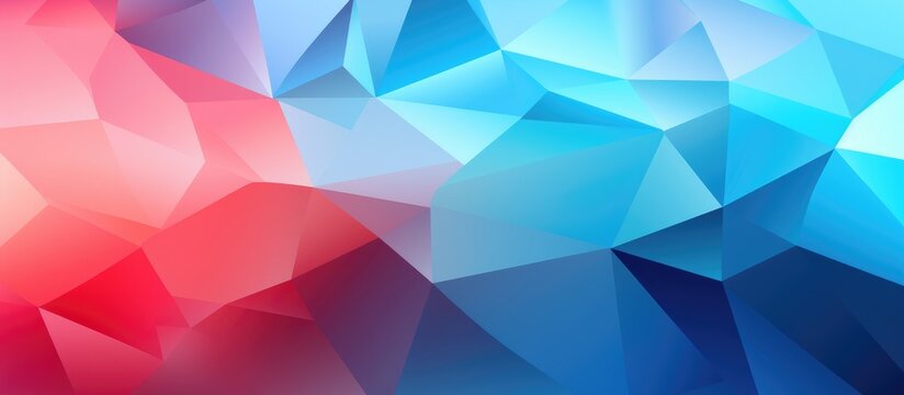 Low poly geometric design with gradient for business branding.