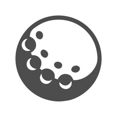 Golf ball on white background. Vector image