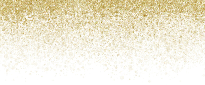 Abstract background png horizontal gold grain glitter gradation, transparent suitable for template, background, design, card, invitation, etc.