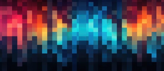 Seamless pixelated pattern for corporate design projects. - obrazy, fototapety, plakaty