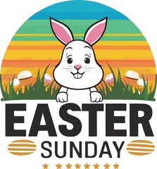Best Happy Easter Sunday Vector Typography