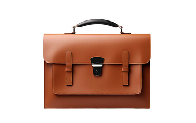 Business Briefcase on a Transparent Background