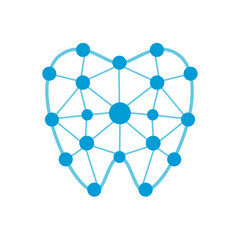Dental logo design. Vector image