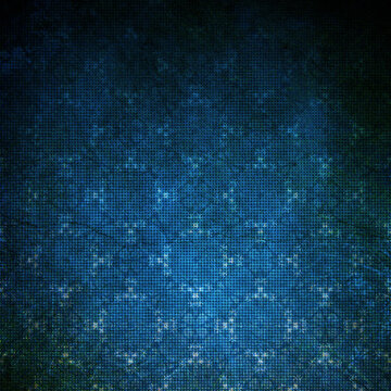 Musterkachel - Muster und Texturen - Design Element Tapete - Halbton Verlauf - Farbe Blau