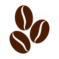 Coffee beans icon. Vector image