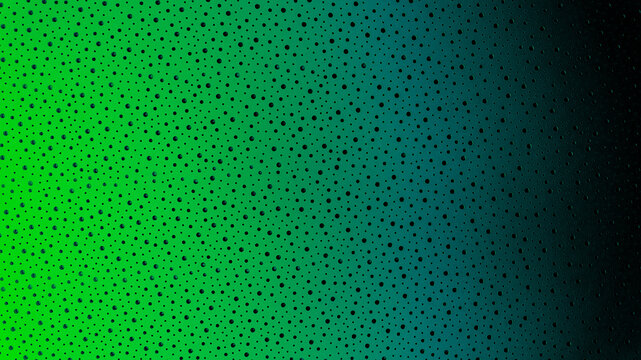Textured background with circles: smooth transition from green to turquoise.