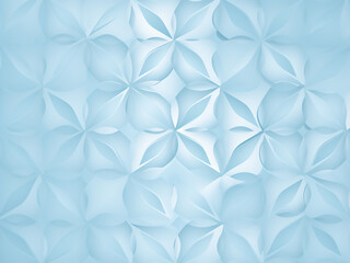 A blue backdrop with a repeating pattern. AI Generation.